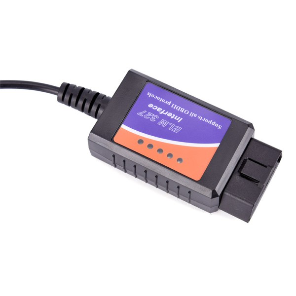 USB Black Cable Diagnostics Scanner för PC-dator Black 14cm*20cm*2cm