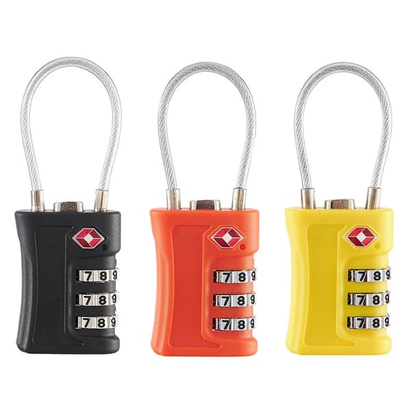 TSA Locks Smart kombinationslås för resväska Yellow