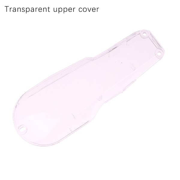 DIY Full Housing Combo Modifierad övre bas Cover Transparent