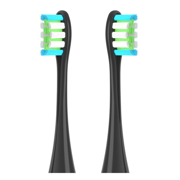 10 st utbyteshuvuden för elektriska tandborstar som är kompatibla Black