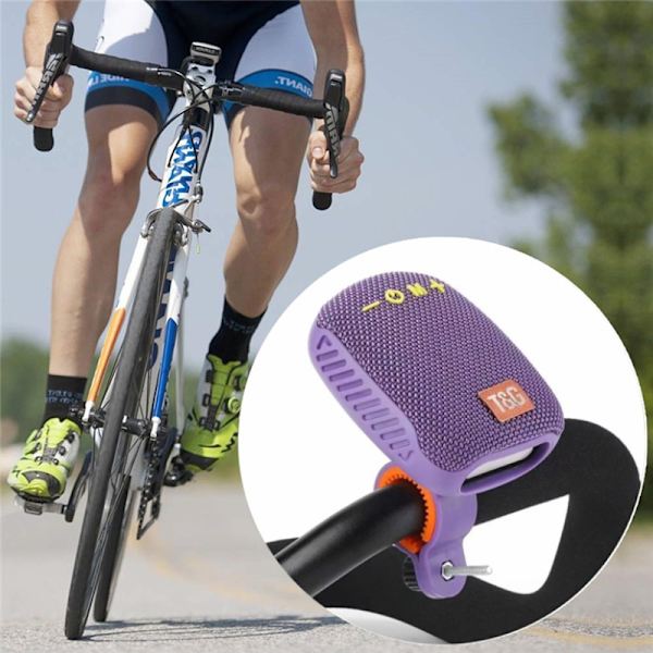Utomhuscykel Bluetooth -högtalare TWS trådlös ljudbox Black