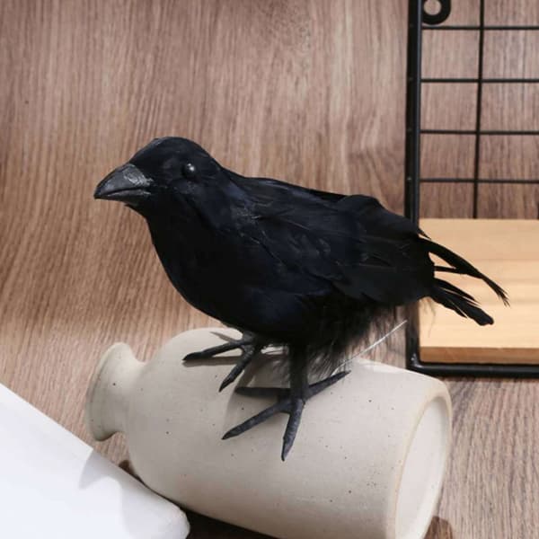Simulering Black Crow Raven Bird Repellent Pest Control
