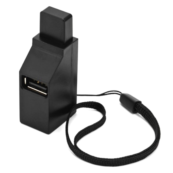USB 2.0 HUB Adapter Extender Mini Splitter Box 3 portar black