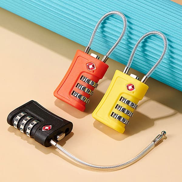 TSA Locks Smart kombinationslås för resväska Yellow