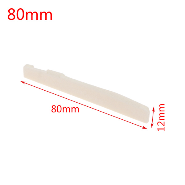 Real Bone Bridge-sadel för folklig akustisk gitarr 80MM