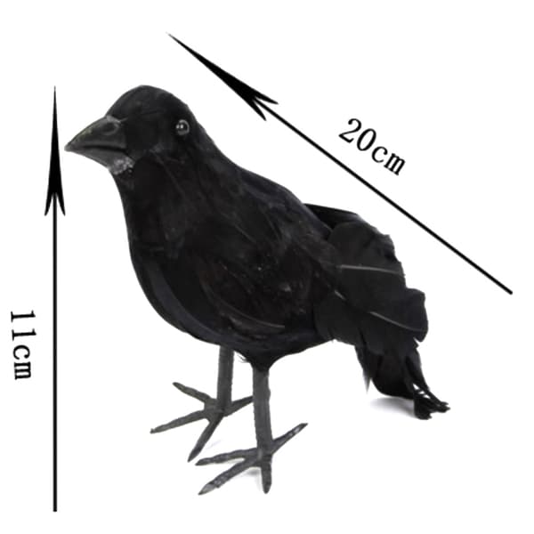 Simulering Black Crow Raven Bird Repellent Pest Control
