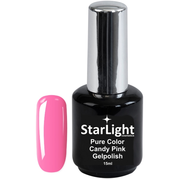 Gelpolish Pure Color Candy Pink - 15 ml