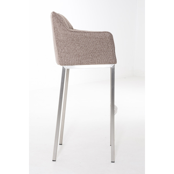 Barpall Damaso E tyg med 4-fots ram terrabrun