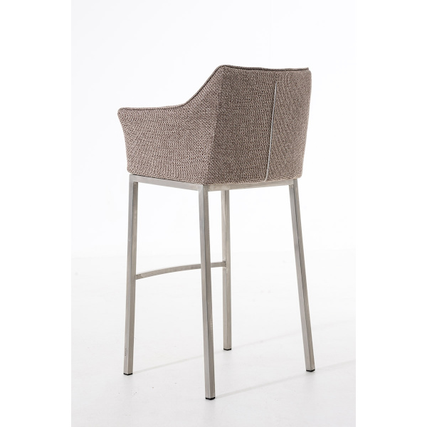 Barpall Damaso E tyg med 4-fots ram terrabrun