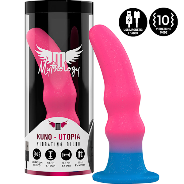 MYTOLOGI KUNO UTOPIA DILDO S - VIBRATOR WATCHME TRÃDLÃS TEKNIK KOMPATIBEL