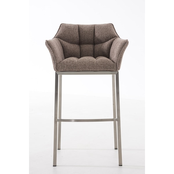 Barpall Damaso E tyg med 4-fots ram terrabrun