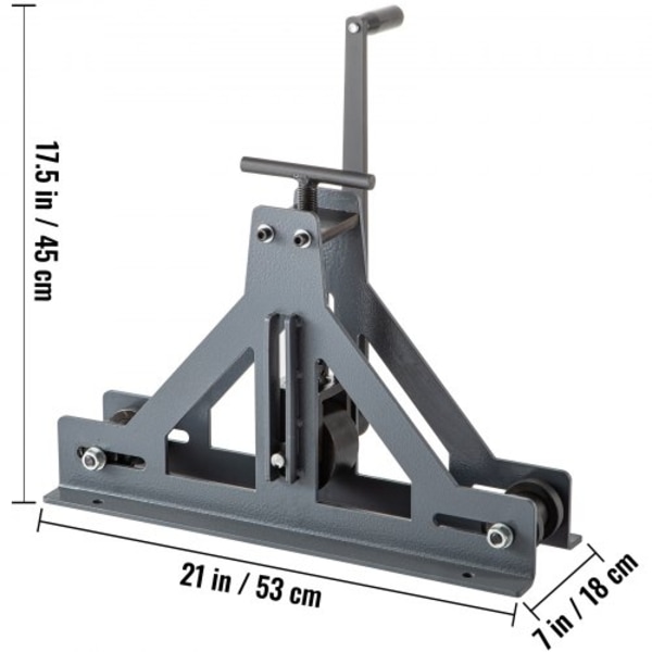 Tubing Rolling Bender 1-1/2" Tubing Rolling Bender Manuell fyrkantig & rektangulär tubbockare 1