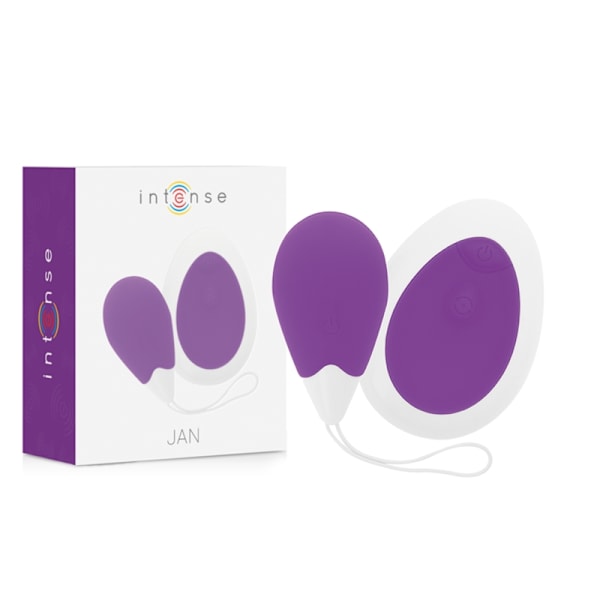 INTENSE JAN VIBRATING EGG REMOTE DEEP LILA