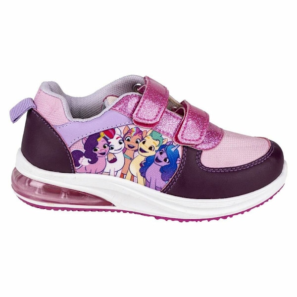 Sportskor med LED My Little Pony Velcro Rosa