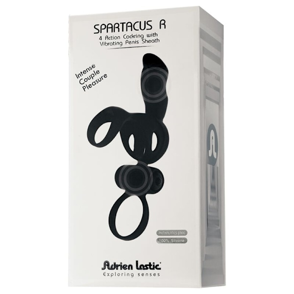 ADRIEN LASTIC - SPARTACUS RING & PENISHANDA MED VIBRATOR