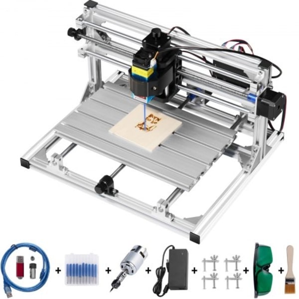 Cnc 3018 Router Kit Med Laser Engraver 500mw Laser Engraver Grbl Injection