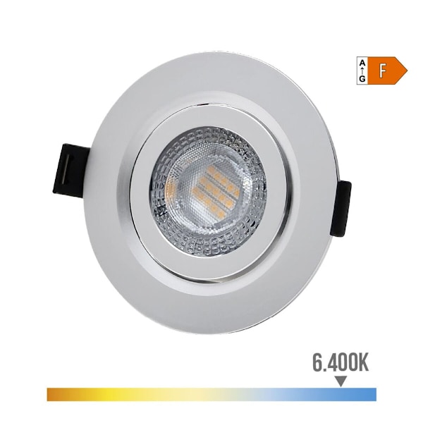 LED-lampa EDM Inbäddningsbar 9 W 806 lm (6400 K)