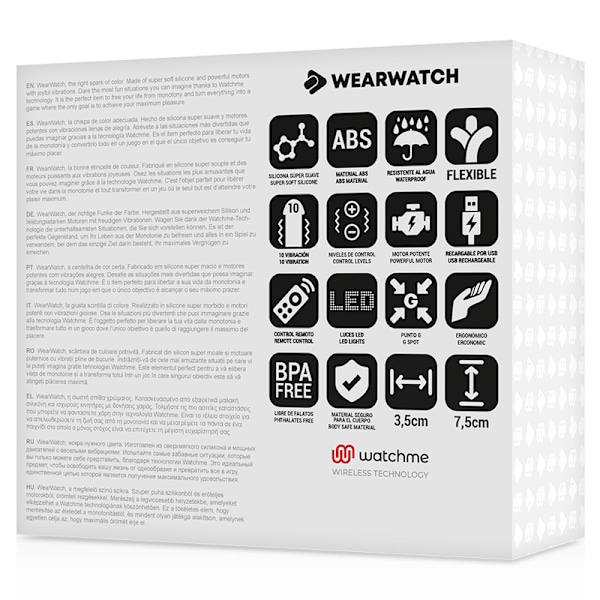 WEARWATCH - WATCHME TECHNOLOGY FJÄRRKONTROLL ÃGG FUCHSIA / SJÃVATTEN