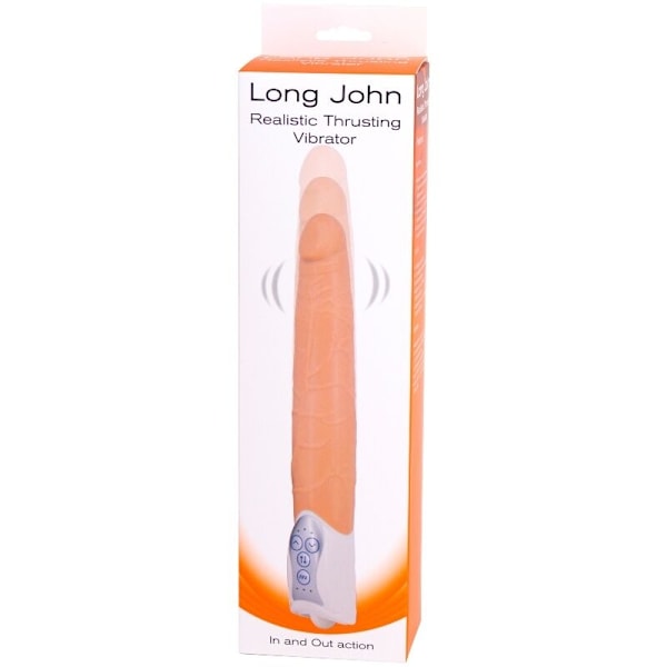 SEVENCREATIONS LONG JOHN REALISTISK UPP&NER VIBRATOR