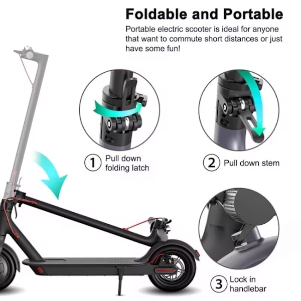 Elscooter 250W M365 Bluetooth 33km elsparkcykel