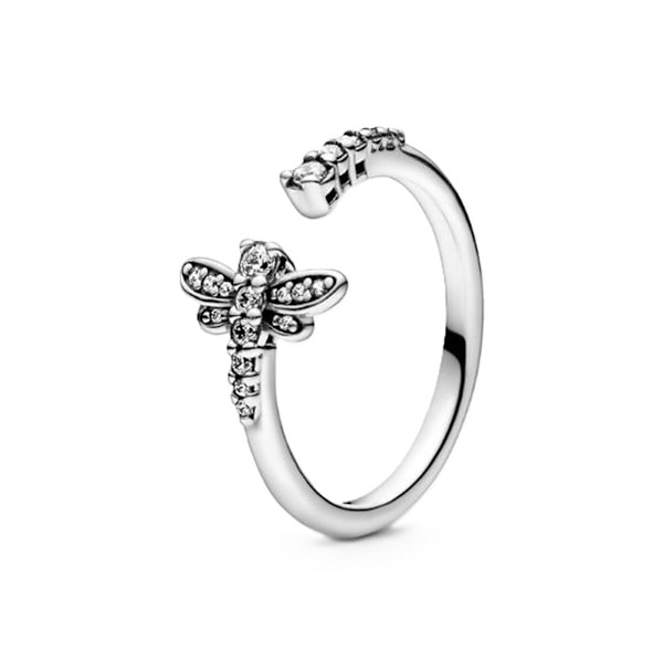 Damring Pandora SPARKLING Dragonfly - RING - STORLEK 54