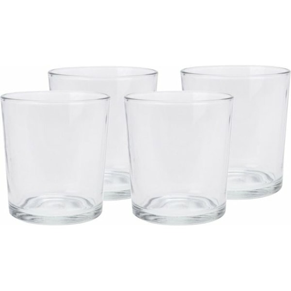 Set med glasögon Utmärkt husgeråd ye6000410 Transparent Crystal 280 ml (4 enheter)