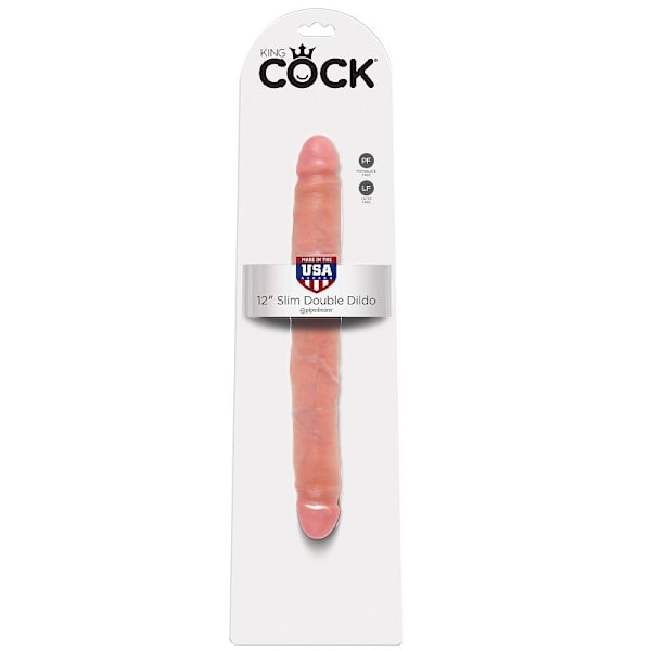 KING COCK SLIM DUBBEL DILDO