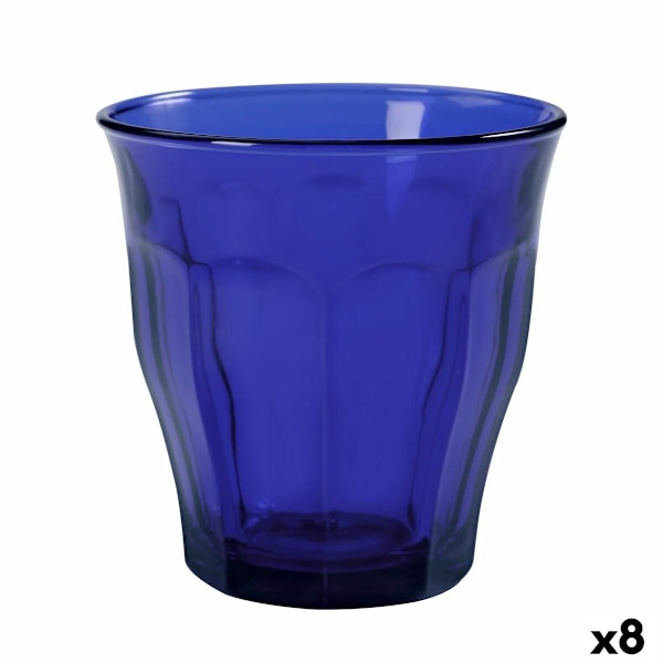 Set med glasögon Duralex Picardie Blue 6 delar 310 ml (8 enheter)