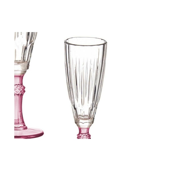 Champagneglas Kristallrosa 6 enheter (170 ml)