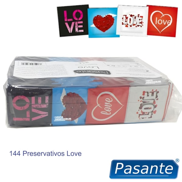 PASANTE - CONDOMS LOVE BAG 144 ENHETER