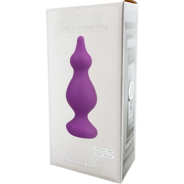 ADRIEN LASTIC - AMUSE ANAL PLUG VIOLET SILIKON STORLEK M