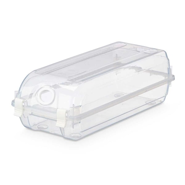 Stapelbar skokartong Transparent plast 14 x 10 x 32 cm (12 enheter)