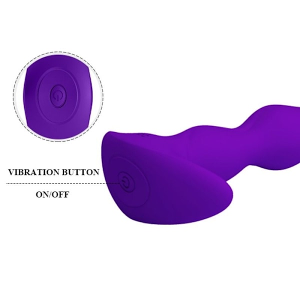 PRETTY LOVE ANAL MASSAGER 12 FUNKTIONER VIBRATION LILA