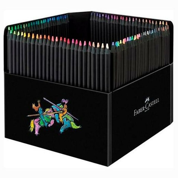 Färgpennor Faber-Castell Black Edition Multicolour (6 antal)