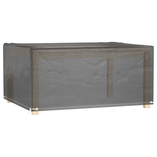 Överdrag för trädgårdsmöbler 8 ölj. 160x120x75 cm rektangulärt