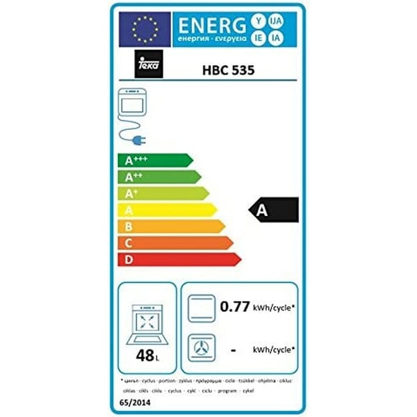 Kompaktugn Teka HBC 535 2593 B 48 L