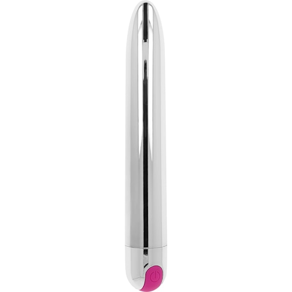 OHMAMA - UPPLADDNINGSBAR SILVERVIBRATOR 10 LÃGEN 18,5 CM