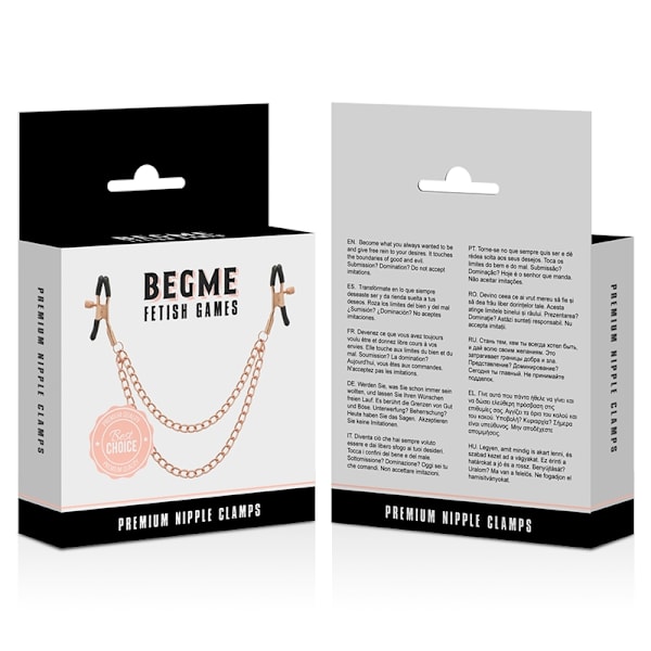 BEGME - BLACK EDITION PREMIUM NIPPLE CLAMPS