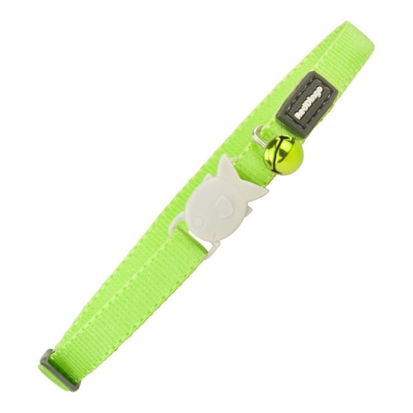 Katthalsband Röd Dingo 20-32 cm Lime