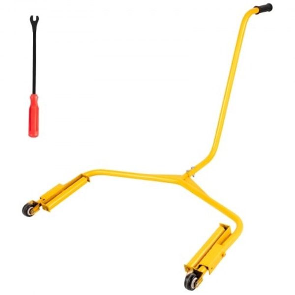 Tire Dolly 450LBS Lastkapacitet Hjul Dolly Truck Däckhjul Dolly Heavy Duty Cart Lätt att använda däcklyftverktyg