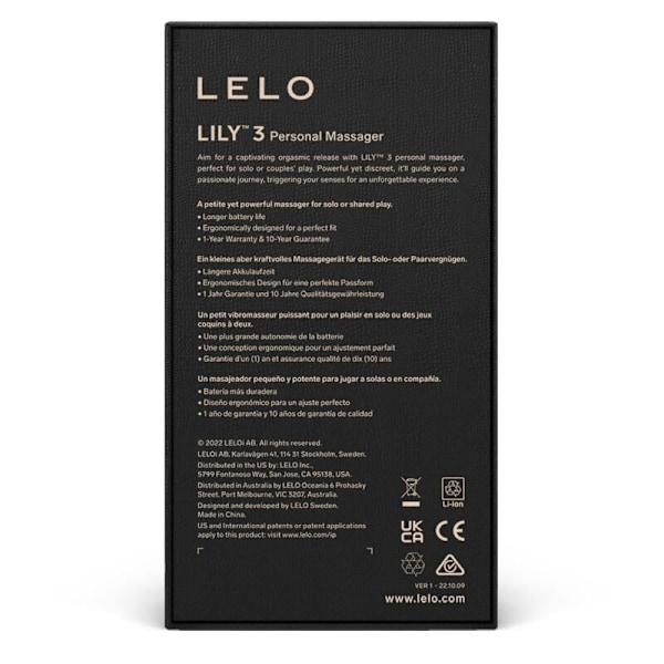 LELO LILY 3 PERSONLIG MASSAGER - POLARGRÃN