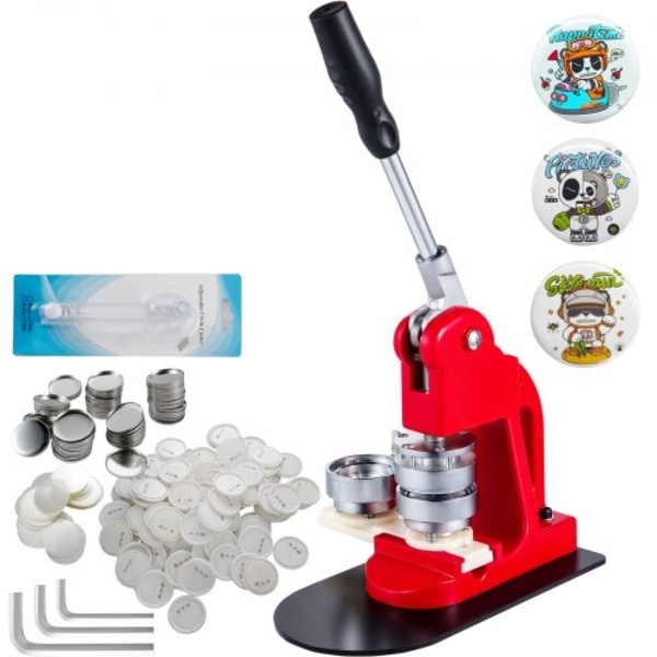 58mm Button Maker 2.28 Button and Badge Maker Machine Button Maker Press Punch Press Machine (1000st)