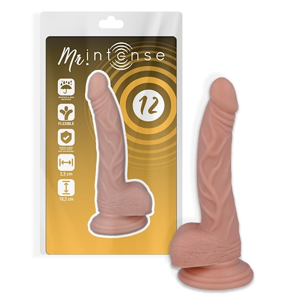 MR INTENSE - 12 REALISTISK KUKE 18,2 -O- 2,5 cm