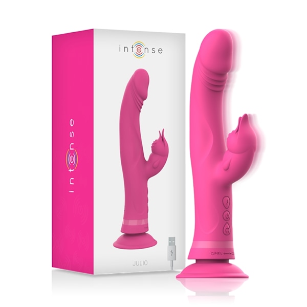 INTENSEâ¢ - JULIO VIBRATOR KANIN SILIKON ROSA