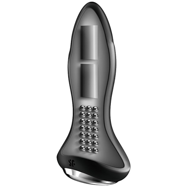 SATISFYER ROTATOR PLUG 1+ VIBRATION PLUG APP - SVART