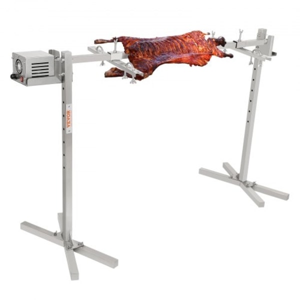 46" Elektrisk BBQ Rotisserie Grill Kit Rostfritt stål Grill 132lb gris lamm