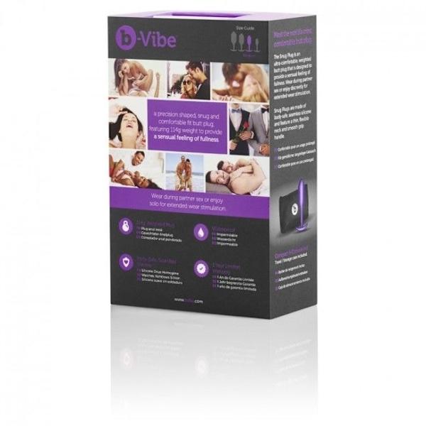 B-VIBE SNUG PLUG 2 LILA