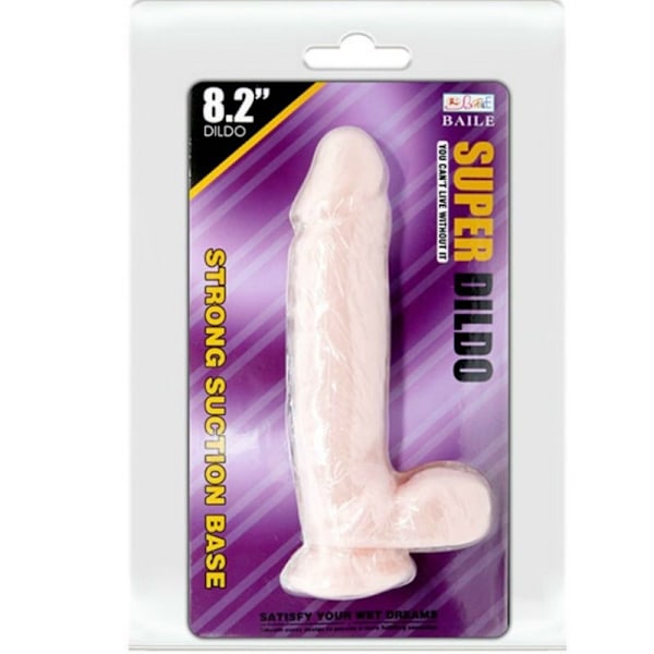 BAILE SUPER DILDO REALISTISK DILDO KÃTT 21,5 CM