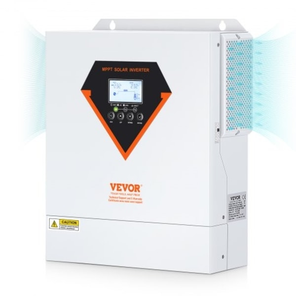 Hybrid Solar Inverter Laddare 3500W 230V med inbyggd 60A MPPT Controller