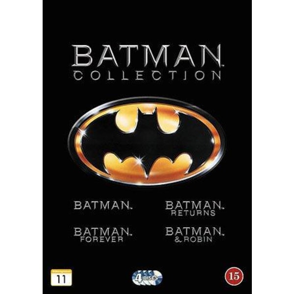 Batman Collection 1989-1997 (4-disc) - DVD